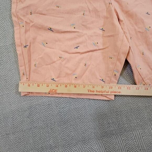 Jachs New York Twill Shorts Men's W32 9" Inseam Pink Surfboard Motif NWT - Picture 4 of 10